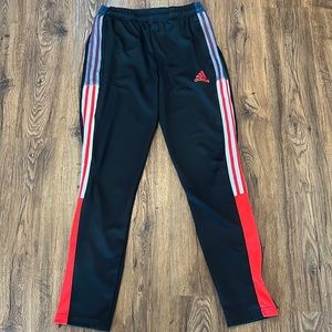 Adidas Aeroready Joggers Youth Sz 13-14 Zipper Pockets and Ankles Drawstring